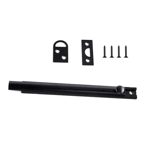 Verstellbares Schieberiegel-Set mit 90/180 Grad Montageplatte Rostfreie Türsicherung für Badezimmer Französische Tür Schiebetür mit Montageschrauben Verstellbares Schieberiegel-Set mit 90/180 Grad Montageplatte Rostfreie Türsicherung für Badezimmer Französische Tür Schiebetür mit Montageschrauben von Piceioep