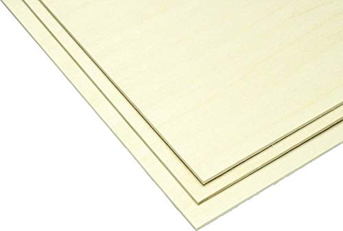 Pichler C8618 Birken-Sperrholz, 600 x 300 x 2,0 mm, 2 Stück von Pichler