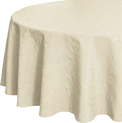 Pichler Tischdecke"Cordoba" bügelfrei natur Größe oval: 160x220 cm von Pichler