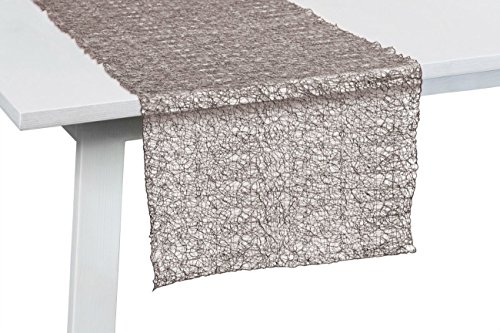 Pichler Tischläufer 30x261 Veneto taupe von Pichler