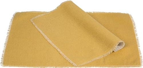 Pichler Tischset Calvi 2er-Pack Baumwolle gelb Größe 33x48 cm von Pichler
