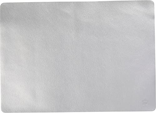 Pichler Tischset"Pearl" 2er-Pack Lederoptik silber Größe 33x46 cm von Pichler