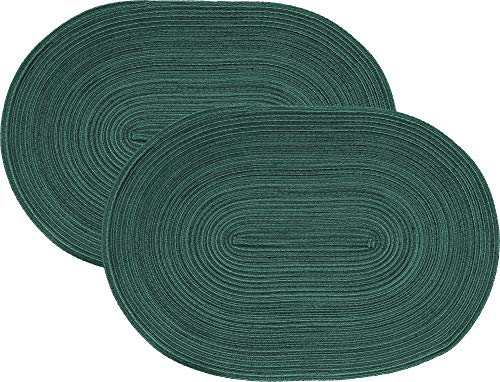 Pichler Tischset Samba 2er-Pack dunkelgrün Größe oval: 33x48 cm von Pichler