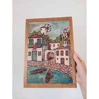 Landschaft Holzbild Landschaft Holzbild von PickYourVintage