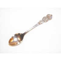5 Zoll 12 Gramm Sterling Silber Antik Handgemachter Löffel Aus Bolivien, Massiver 925Er Handgeschnitzter Eins Der Art Zuckerlöffel von PickersPost