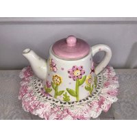 Delton Kinder 2 Tasse Teekanne Mit Schmetterlingen Und Blumen von PicketFenceTeaGifts