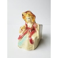 Süßer Mid-Century Vintage Blumentopf/Übertopf Aus Keramik von PickinAintEasy