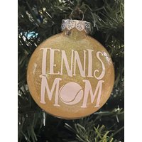 Tennis Mama Papa Coaches Weihnachtsschmuck Geschenk, Ball Ornament Weihnachten Personalisierter von PicklesGifts