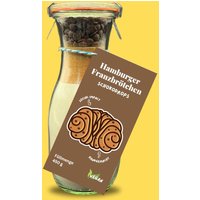 Hamburger Franzbrötchen Backmischung Vegane Schokodrops Im Weck Glas von Picknickliebe