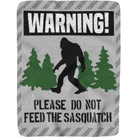 Nicht Füttern Sasquatch Fleece Decke 50x60 60x50 Bigfoot Werfen Sherpa Wandbehang Wandkunst von PicksPlaceGifts