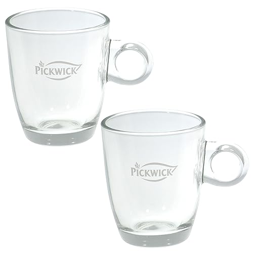 Pickwick Tee Glas, Teetasse,Tasse, Tee, Glas, small, 200 ml, 2er Pack von Pickwick