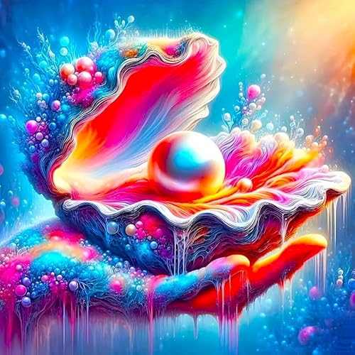 Picmondoo Diamond Painting – Große - 50x50 cm, Mit quadratischen Harzsteinen, AB-Steinen, Strassfarben & Metallicfarben – DIY-Kunstwerk für Erwachsene & Kinder (Zauber des Meeres) Picmondoo Diamond Painting – Große - 50x50 cm, Mit quadratischen Harzsteinen, AB-Steinen, Strassfarben & Metallicfarben – DIY-Kunstwerk für Erwachsene & Kinder (Zauber des Meeres) von Picmondoo