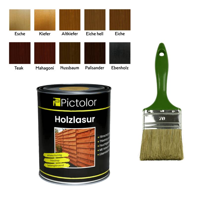 Pictolor® Holzanstrich-Set mit Werkzeug von Pictolor