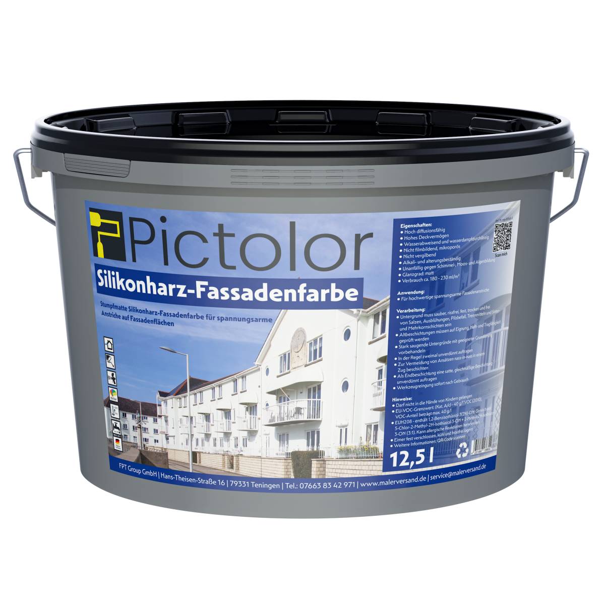 Pictolor® Silikonharz Fassadenfarbe von Pictolor