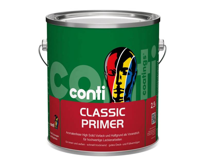Conti Coatings Holzgrundierung Conti® Classic Primer Grundierung 2,5 Liter von Conti Coatings