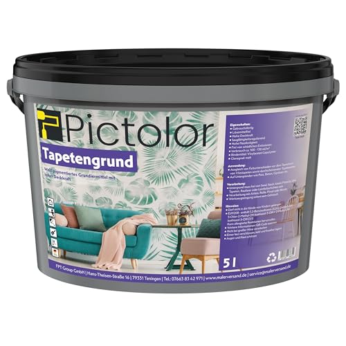 Pictolor Tapetengrund 5 Liter weiß von Pictolor