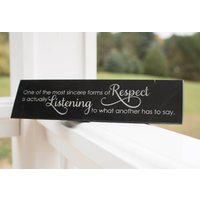 Personalisierte Schwarz Marmor Name Bar - Lasergravur von PictureItCreations
