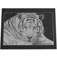 Personalisierte Schwarze Granit Fotofliese - Lasergraviert von PictureItCreations