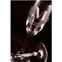 Personalisierte Sektflöten 2Er Set - 16 G. Lasergraviert von PictureItCreations