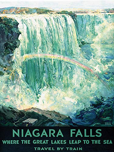 Piddix Niagra Falls Leinwanddruck, Mehrfarbig, 60 x 80 cm Piddix Niagra Falls Leinwanddruck, Mehrfarbig, 60 x 80 cm von Piddix