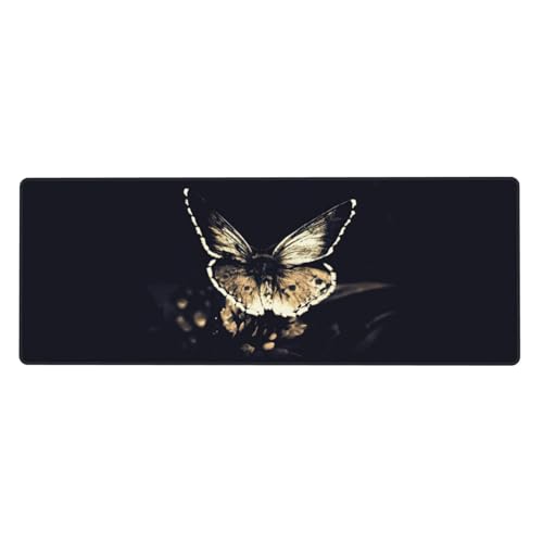 Butterfly Wings Premium-Mauspad, auslaufsicher, schmutzabweisend, Stoff, 800 x 300 x 3 mm lang, Schreibtischunterlage Butterfly Wings Premium-Mauspad, auslaufsicher, schmutzabweisend, Stoff, 800 x 300 x 3 mm lang, Schreibtischunterlage von Pidgazdfgv