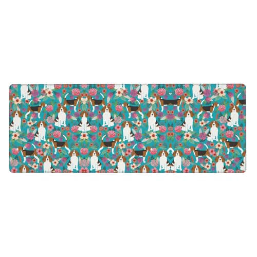Dog- Premium Gaming-Mauspad, auslaufsicher, schmutzabweisend, Stoff, 800 x 300 x 3 mm lang, Schreibtischunterlage Dog- Premium Gaming-Mauspad, auslaufsicher, schmutzabweisend, Stoff, 800 x 300 x 3 mm lang, Schreibtischunterlage von Pidgazdfgv