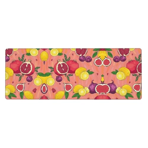 Exotic Fruits Premium Gaming-Mauspad, auslaufsicher, schmutzabweisend, Stoff, 800 x 300 x 3 mm lang, Schreibtischunterlage Exotic Fruits Premium Gaming-Mauspad, auslaufsicher, schmutzabweisend, Stoff, 800 x 300 x 3 mm lang, Schreibtischunterlage von Pidgazdfgv