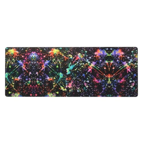 Farbenfrohes Gaming-Mauspad, hochwertig, auslaufsicher, schmutzabweisend, Stoff, 800 x 300 x 3 mm lang, Schreibtischunterlage Farbenfrohes Gaming-Mauspad, hochwertig, auslaufsicher, schmutzabweisend, Stoff, 800 x 300 x 3 mm lang, Schreibtischunterlage von Pidgazdfgv
