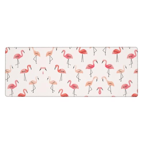 Flamingo Premium Gaming-Mauspad, auslaufsicher, schmutzabweisend, Stoff, 800 x 300 x 3 mm lang, Schreibtischunterlage Flamingo Premium Gaming-Mauspad, auslaufsicher, schmutzabweisend, Stoff, 800 x 300 x 3 mm lang, Schreibtischunterlage von Pidgazdfgv