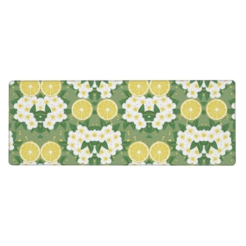 Fresh Lemon Premium Gaming-Mauspad, auslaufsicher, schmutzabweisend, Stoff, 800 x 300 x 3 mm lang, Schreibtischunterlage Fresh Lemon Premium Gaming-Mauspad, auslaufsicher, schmutzabweisend, Stoff, 800 x 300 x 3 mm lang, Schreibtischunterlage von Pidgazdfgv