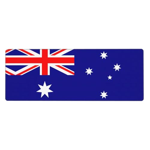 Gaming-Mauspad mit australischer Flagge, auslaufsicher, schmutzabweisend, Stoff, 800 x 300 x 3 mm lang, Schreibtischunterlage Gaming-Mauspad mit australischer Flagge, auslaufsicher, schmutzabweisend, Stoff, 800 x 300 x 3 mm lang, Schreibtischunterlage von Pidgazdfgv