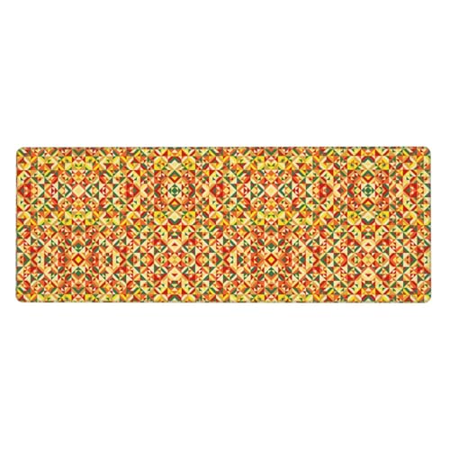 Geometrisches Premium-Gaming-Mauspad, auslaufsicher, schmutzabweisend, Stoff, 800 x 300 x 3 mm lang, Schreibtischunterlage Geometrisches Premium-Gaming-Mauspad, auslaufsicher, schmutzabweisend, Stoff, 800 x 300 x 3 mm lang, Schreibtischunterlage von Pidgazdfgv