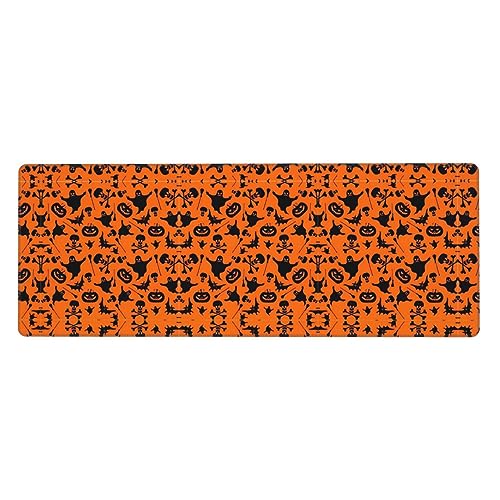 Halloween-Gaming-Mauspad, auslaufsicher, schmutzabweisend, Stoff, 800 x 300 x 3 mm lang, Schreibtischunterlage Halloween-Gaming-Mauspad, auslaufsicher, schmutzabweisend, Stoff, 800 x 300 x 3 mm lang, Schreibtischunterlage von Pidgazdfgv