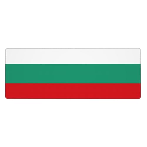 Mauspad mit bulgarischer Flagge, auslaufsicher, schmutzabweisend, Stoff, 800 x 300 x 3 mm lang, Schreibtischunterlage Mauspad mit bulgarischer Flagge, auslaufsicher, schmutzabweisend, Stoff, 800 x 300 x 3 mm lang, Schreibtischunterlage von Pidgazdfgv
