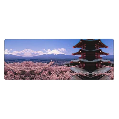 Mount Fuji Japan Premium-Mauspad, auslaufsicher, schmutzabweisend, Stoff, 800 x 300 x 3 mm lang, Schreibtischunterlage Mount Fuji Japan Premium-Mauspad, auslaufsicher, schmutzabweisend, Stoff, 800 x 300 x 3 mm lang, Schreibtischunterlage von Pidgazdfgv