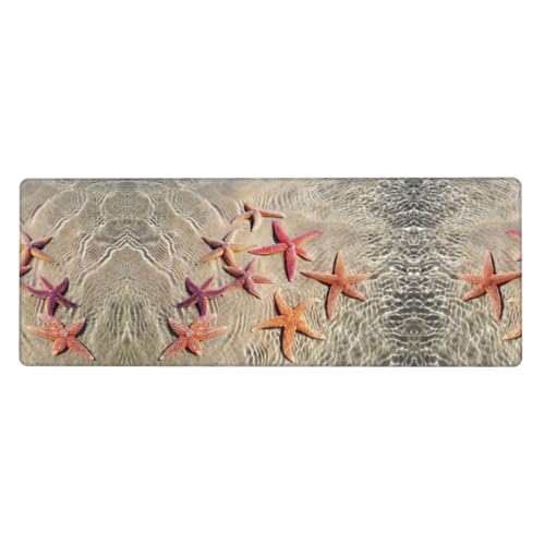 Ocean Starfish Premium Gaming-Mauspad, auslaufsicher, schmutzabweisend, Stoff, 800 x 300 x 3 mm lang, Schreibtischunterlage Ocean Starfish Premium Gaming-Mauspad, auslaufsicher, schmutzabweisend, Stoff, 800 x 300 x 3 mm lang, Schreibtischunterlage von Pidgazdfgv