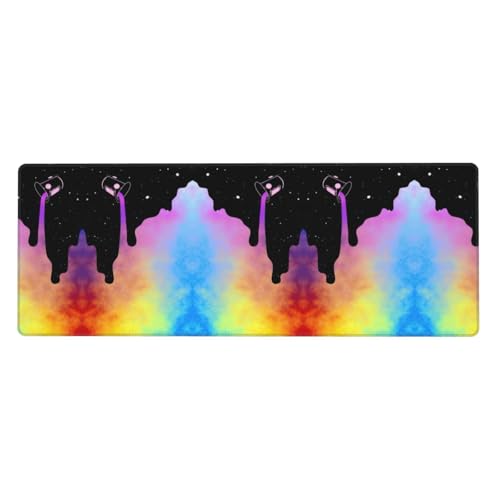Pigment Premium Gaming-Mauspad, auslaufsicher, schmutzabweisend, Stoff, 800 x 300 x 3 mm lang, Schreibtischunterlage Pigment Premium Gaming-Mauspad, auslaufsicher, schmutzabweisend, Stoff, 800 x 300 x 3 mm lang, Schreibtischunterlage von Pidgazdfgv