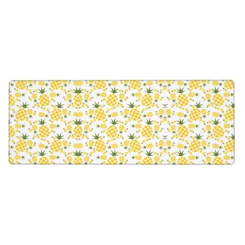 Pineapple Gaming-Mauspad, auslaufsicher, schmutzabweisend, Stoff, 800 x 300 x 3 mm lang, 2 Stück von Pidgazdfgv