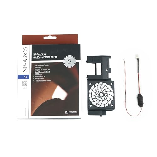 Lüfterhalterung für PS2 Fat Noctua – ABS-Kunststoff-Kühlhalterung für NF-A4x10-Lüfter, werkzeugloses Kühl-Upgrade-Kit für PlayStation 2 (leise Überhitzungsschutzlösung) (Lüfterhalterung + von Pidynx