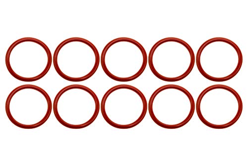 10x O-Ring 32x4mm Rot Silikon Dichtung Innen 32mm Außen 40mm von Piebert