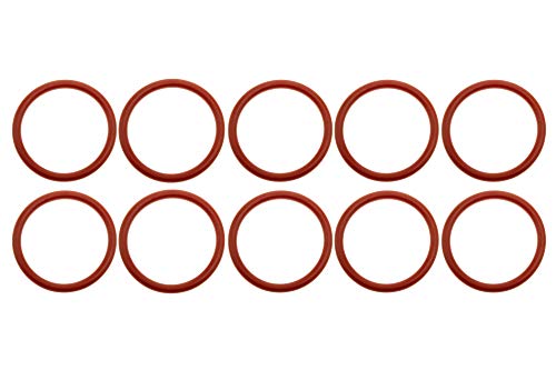 10x O-Ring 8x2mm Rot Silikon Dichtung Innen 8mm Außen 12mm Stärke 2mm 
