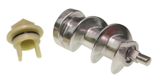 Förderschnecke + Kupplung kompatibel mit/Ersatzteil für Bosch 00050366 Fleischwolf Küchenmaschine (siehe Beschreibung) von Piebert