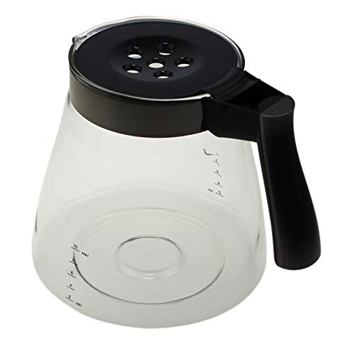 Glaskanne kompatibel/Ersatzteil für DeLonghi HZ1023 ICM17210 Clessidra Kaffeemaschine von Piebert