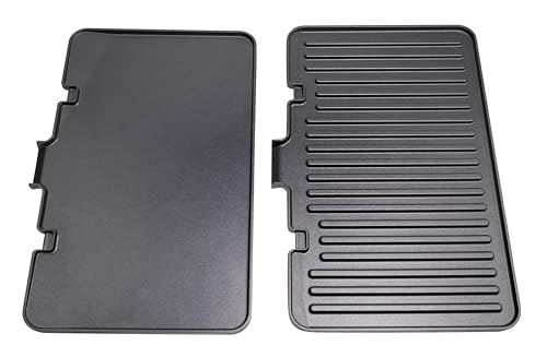 Grillplatten kompatibel mit/Ersatzteil für Braun AS00006346 CG9140 CG9160 CG9167 MultiGrill 9 Pro Kontaktgrill Grillplatten kompatibel mit/Ersatzteil für Braun AS00006346 CG9140 CG9160 CG9167 MultiGrill 9 Pro Kontaktgrill von Piebert