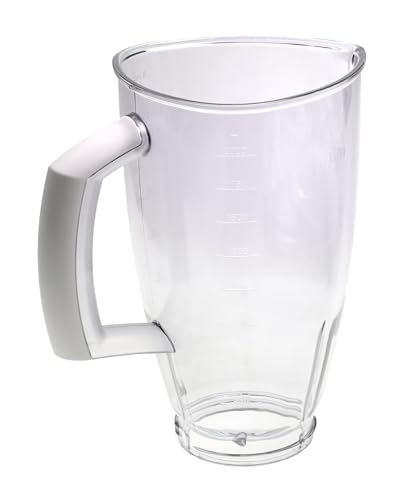 Kunststoff-Mixbecher kompatibel mit/Ersatzteil für Braun AS00000024 4184 MX2000 Multiquick 3 Standmixer von Piebert