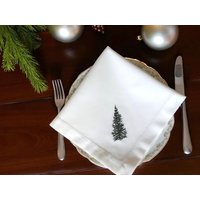 Leinenservietten | Bestickte Servietten Personalisierte Tischdekoration Weihnachten Leinenservietten | Bestickte Servietten Personalisierte Tischdekoration Weihnachten von PieceofLuckDB