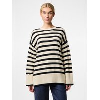 pieces Rundhalspullover "PCAVA LS O-NECK SLIT KNIT NOOS" von Pieces
