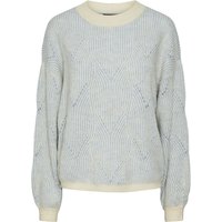 pieces Rundhalspullover "PCJENNA LS O-NECK KNIT NOOS BC" von Pieces