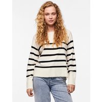pieces Rundhalspullover "PCSIA LS KNIT NOOS BC" von Pieces