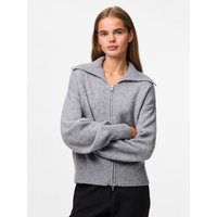 pieces Strickjacke "PCMALOU LS ZIP KNIT CARDIGAN NOOS BC" von Pieces